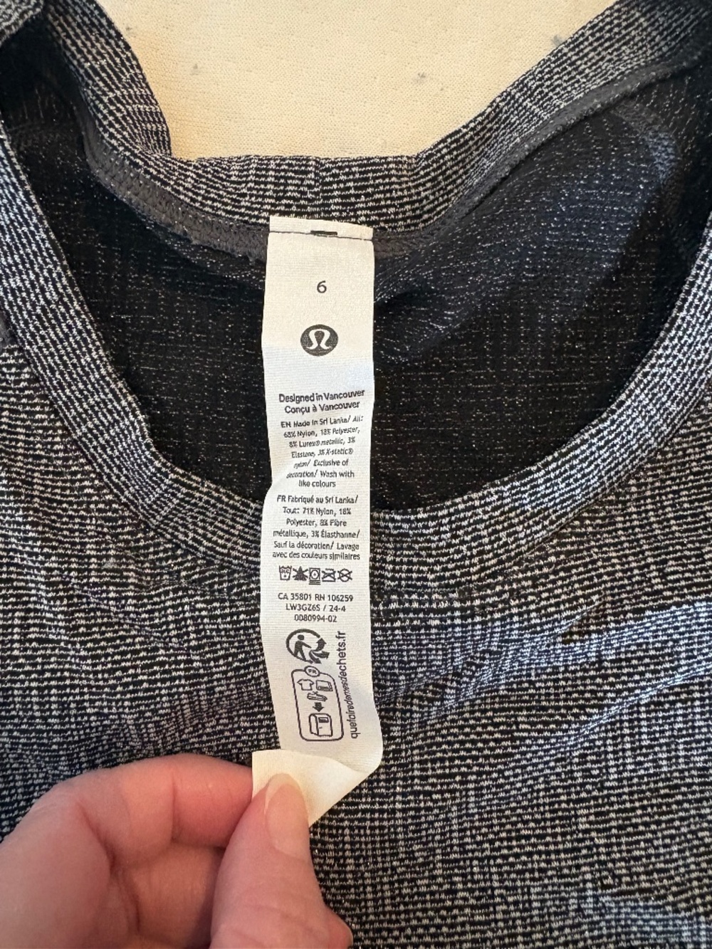 Lululemon Swiftly Tech Short Sleeve Athletic Top size 6